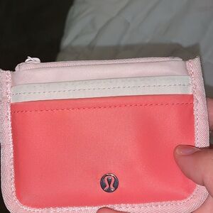 Luluemon pink wallet 😊💕🌸 True Identity Card Case